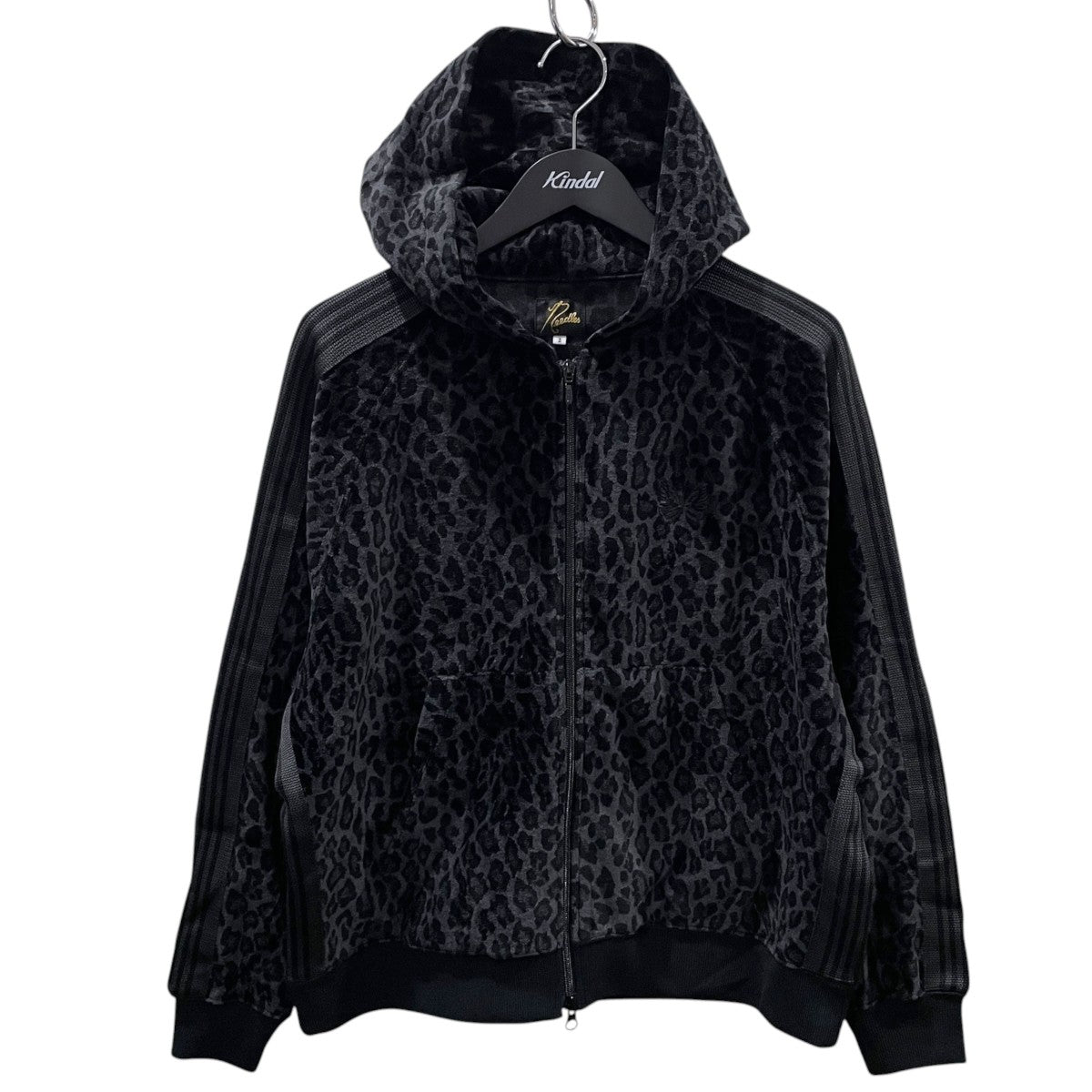 25AW レオパード柄ジップアップベロアパーカー Track Hoody - C／PE Velour トラックフーディー コットン／ポリエステル ベロア RW1504