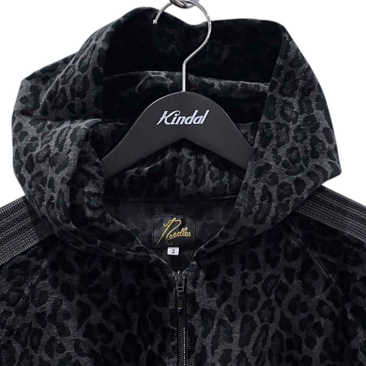 25AW レオパード柄ジップアップベロアパーカー Track Hoody - C／PE Velour トラックフーディー コットン／ポリエステル ベロア RW1504