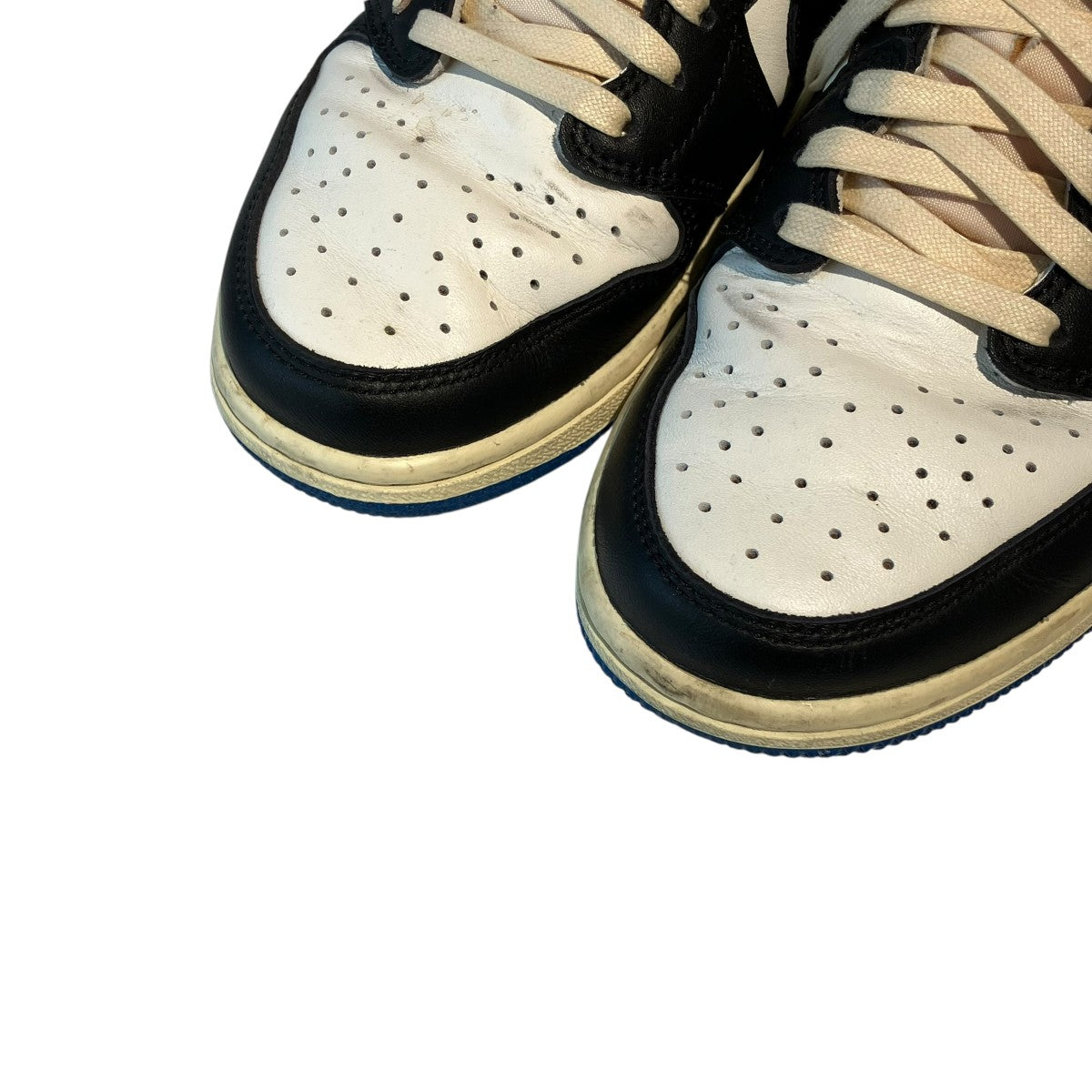 NIKE Travis Scott fragment design Air Jordan 1 Low OG SP Military BlueローカットスニーカーDM7866-140 古着・中古-7枚目のアイテム画像