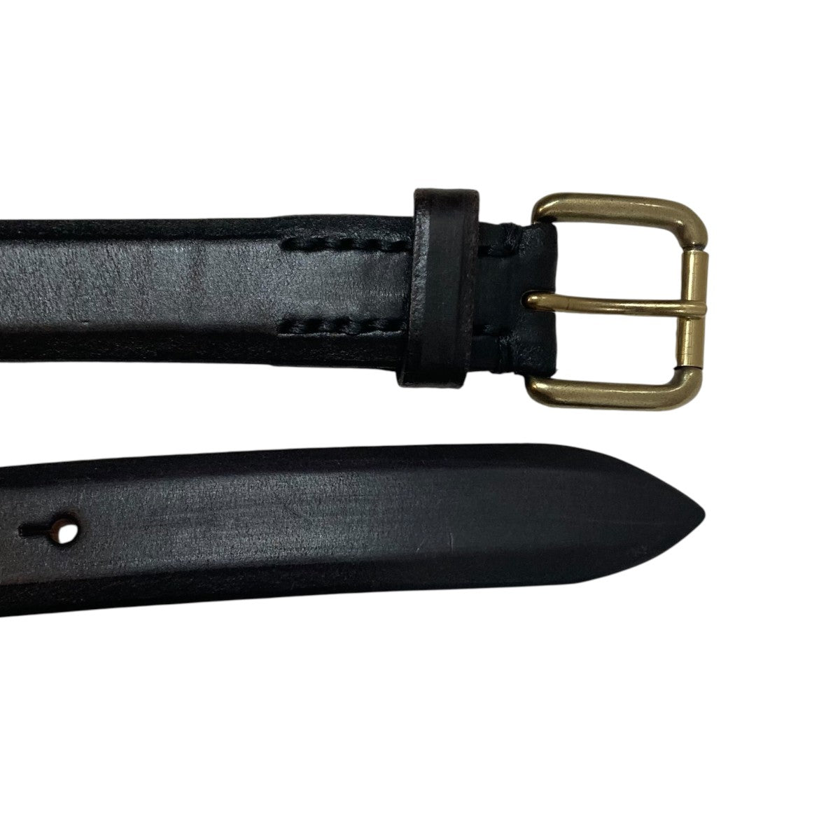 【美品 RAINMAKER レザー】ノットベルト ブラック フリーサイズ 美品 RAINMAKER レインメーカー KNOTTED BELT レザー ノット ベルト
