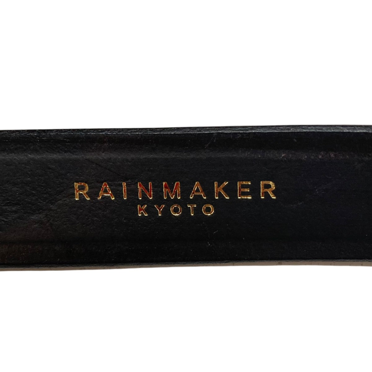 【美品 RAINMAKER レザー】ノットベルト ブラック フリーサイズ RAINMAKER KNOTTED BELT / BLACK - Unlimited lounge | ONLINESTORE