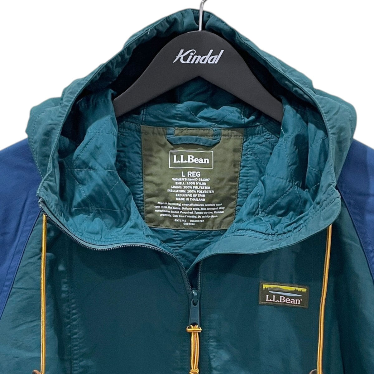 L．L．Bean アノラックパーカー Mountain Classic Insulated Anorak， Multi-Color マウンテン クラシック インサレーテッド アノラック マルチカラー 511397 古着・中古-3枚目のアイテム画像