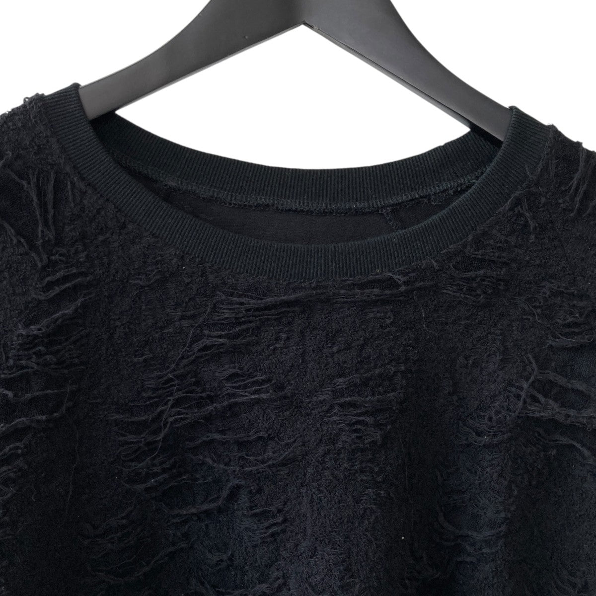 DAMAGE PILE ＆ PLATING KNIT JERSEYダメージパイル トップス