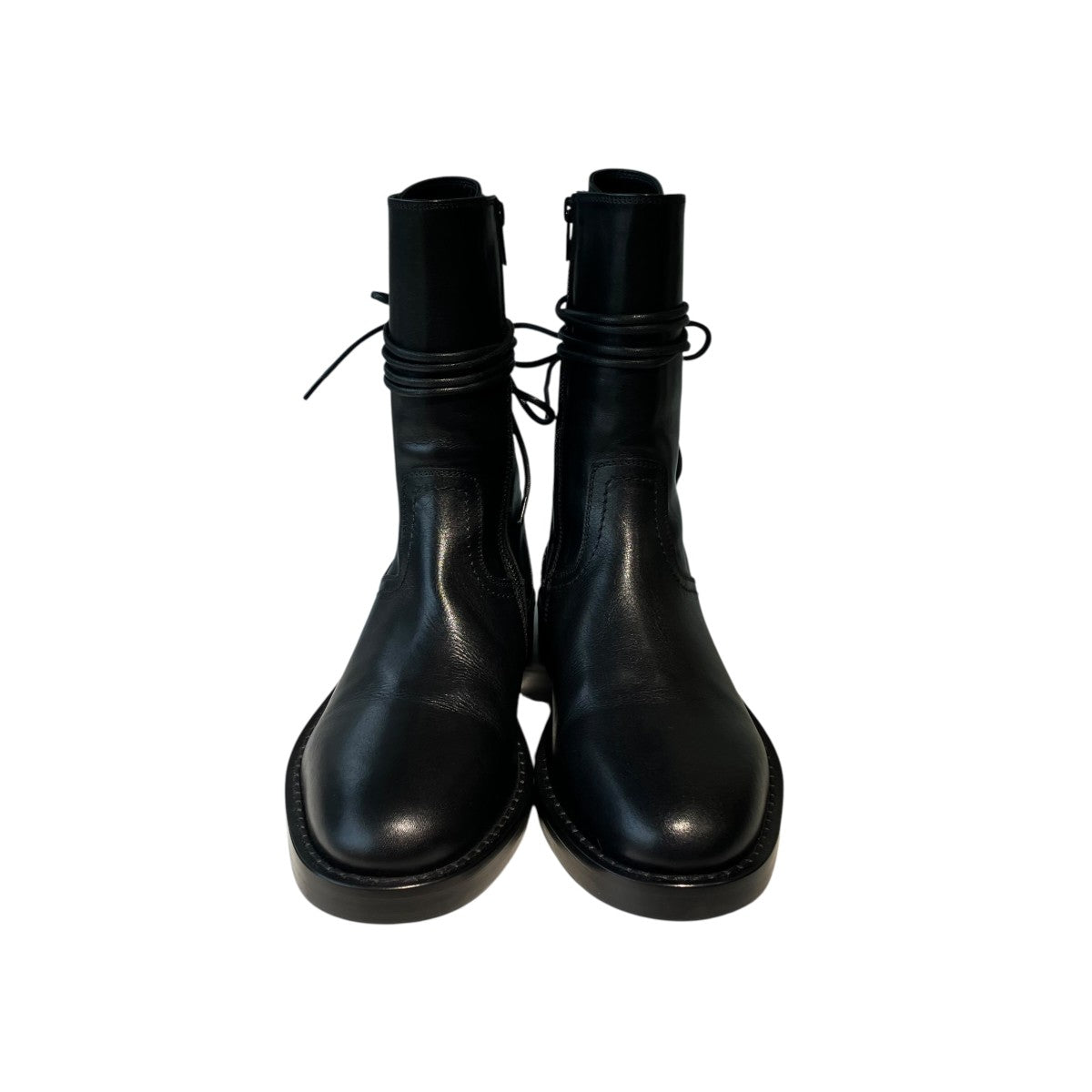 ANN DEMEULEMEESTER HEIKO LACED BACK ANKLE BOOTSブーツCO02-M-A40-LT047-099 古着・中古-3枚目のアイテム画像
