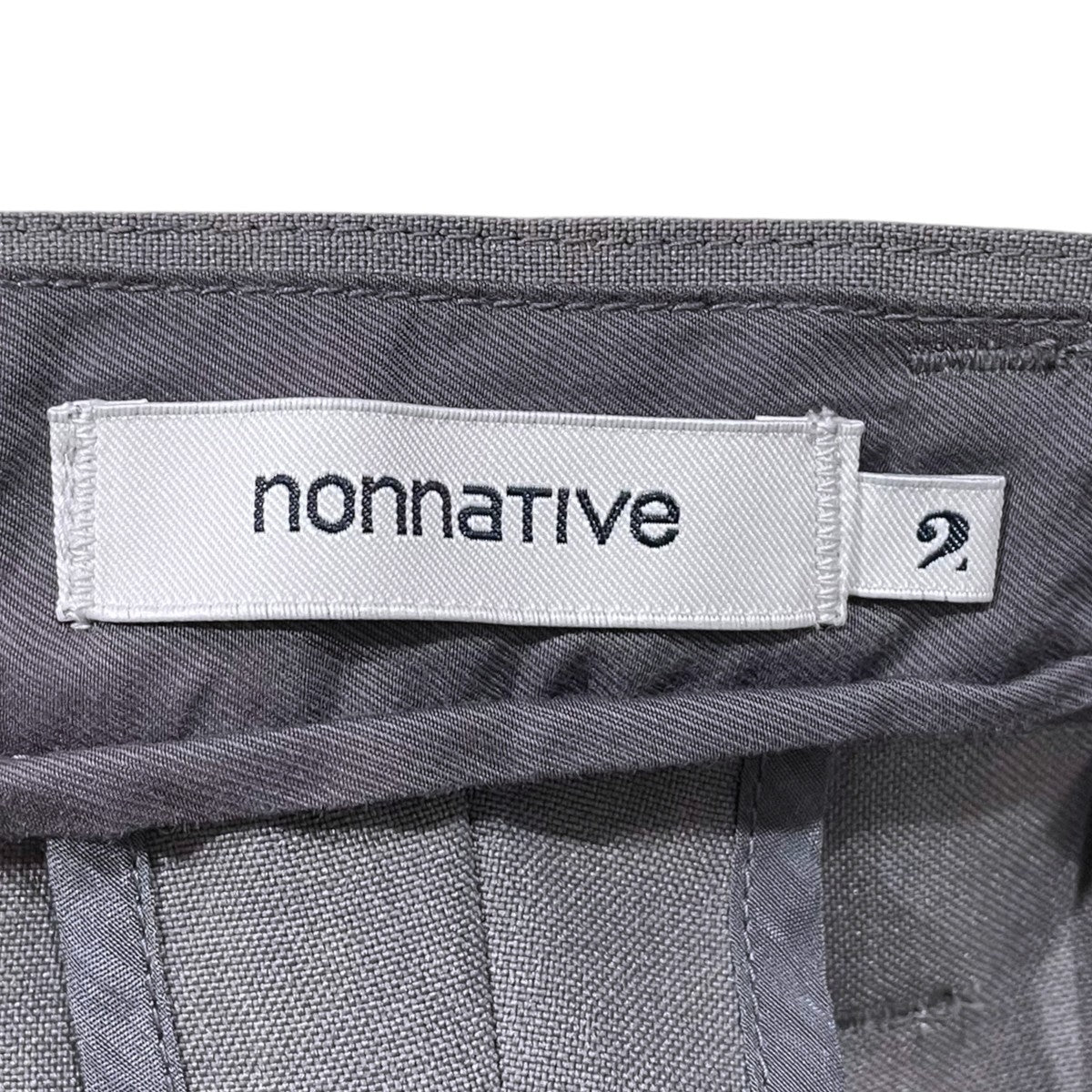 nonnative(ノンネイティブ) 25SS タックパンツ OFFICER CHINO TROUSERS