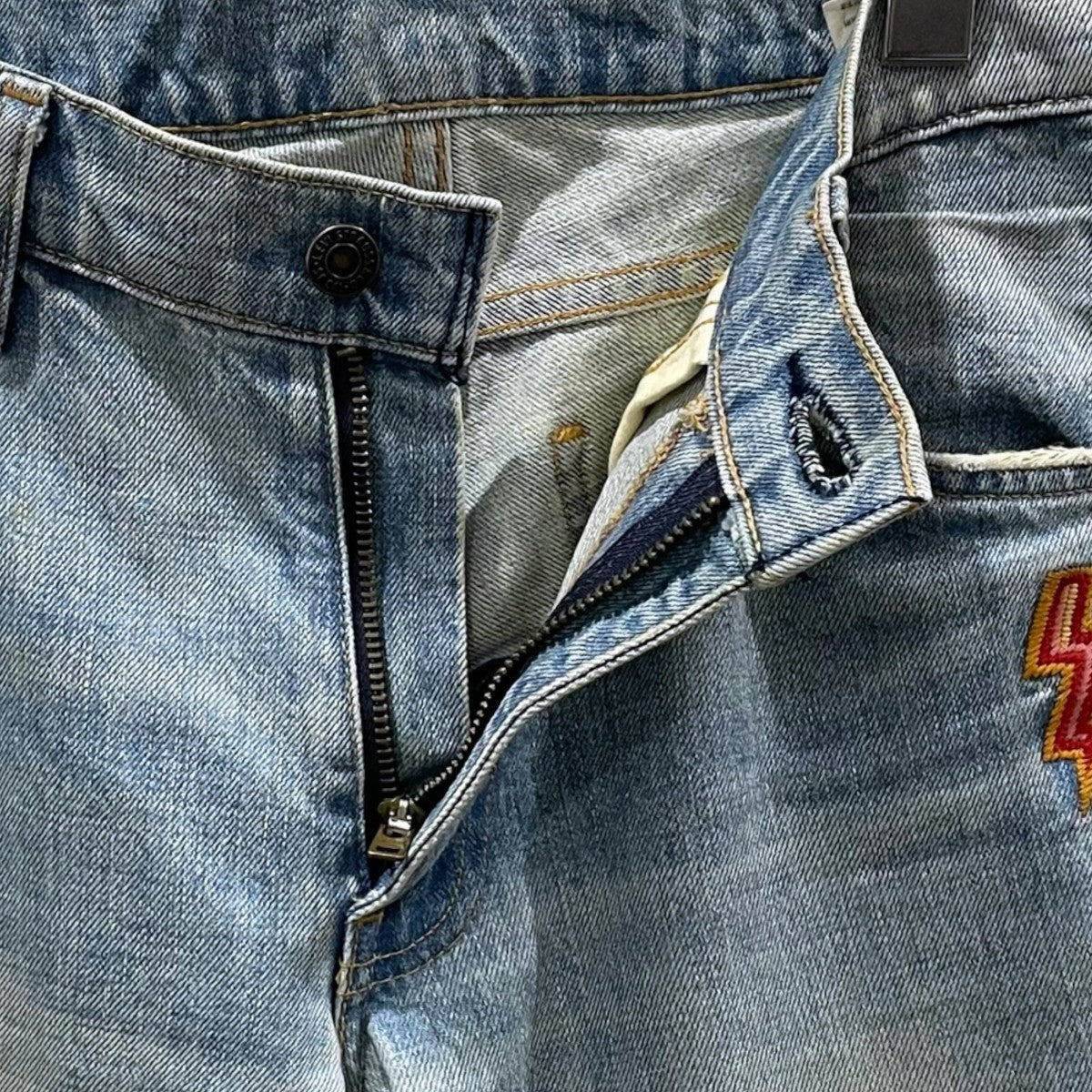 LEVI'S(リーバイス) パッチカスタム ベルボトムデニムパンツ 73年