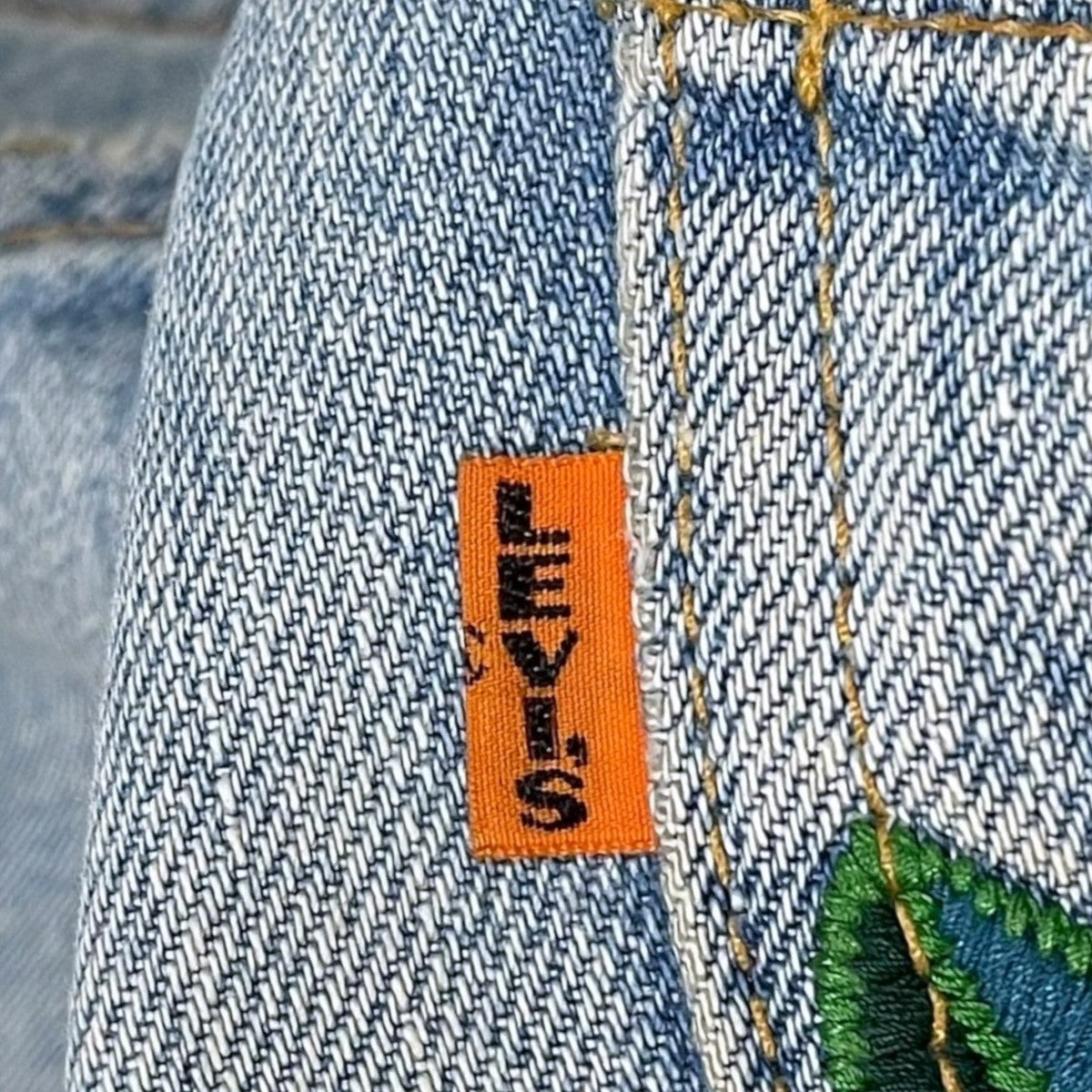 LEVI'S(リーバイス) パッチカスタム ベルボトムデニムパンツ 73年