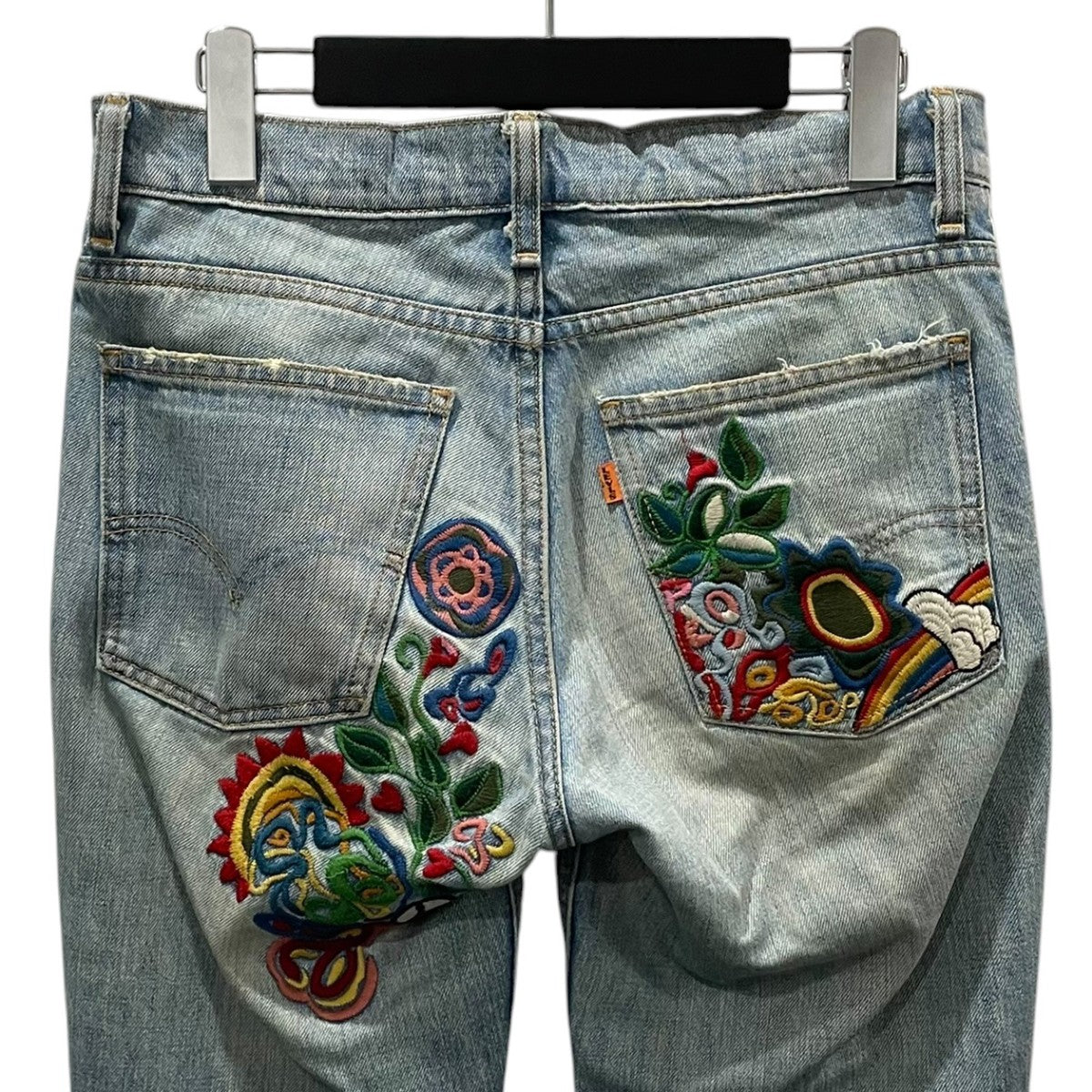 LEVI'S(リーバイス) パッチカスタム ベルボトムデニムパンツ 73年