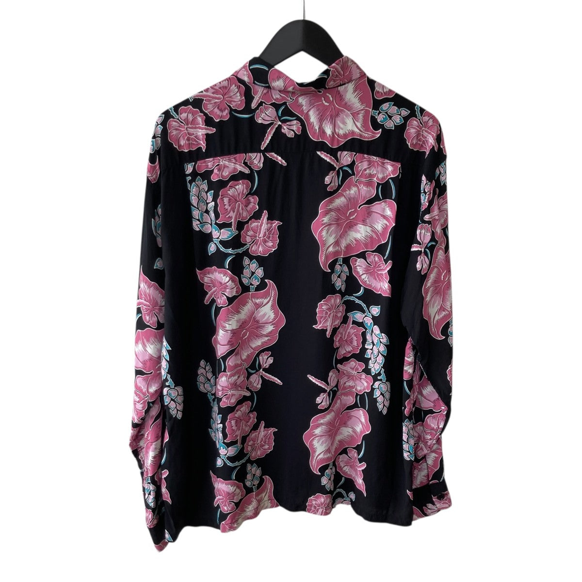 Sun Surf マウナ別注 RAYON L S 2025 HAWAIIAN SHIRT ISLAND FLOWER CHAIN長袖シャツSS39425LS 古着・中古-2枚目のアイテム画像