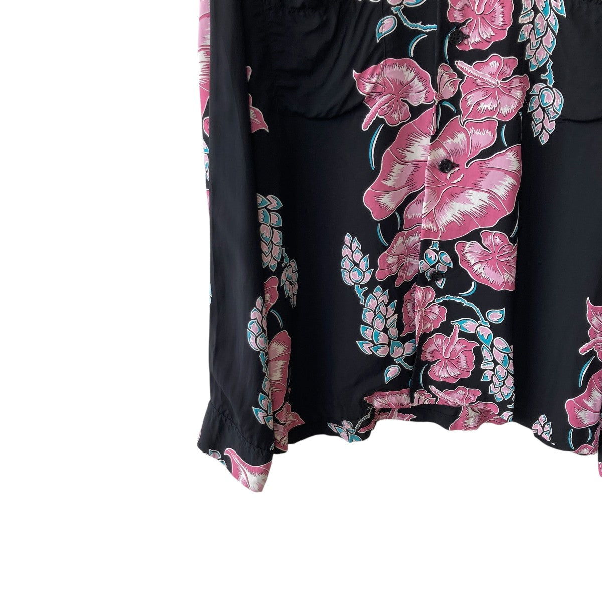 Sun Surf マウナ別注 RAYON L S 2025 HAWAIIAN SHIRT ISLAND FLOWER CHAIN長袖シャツSS39425LS 古着・中古-4枚目のアイテム画像