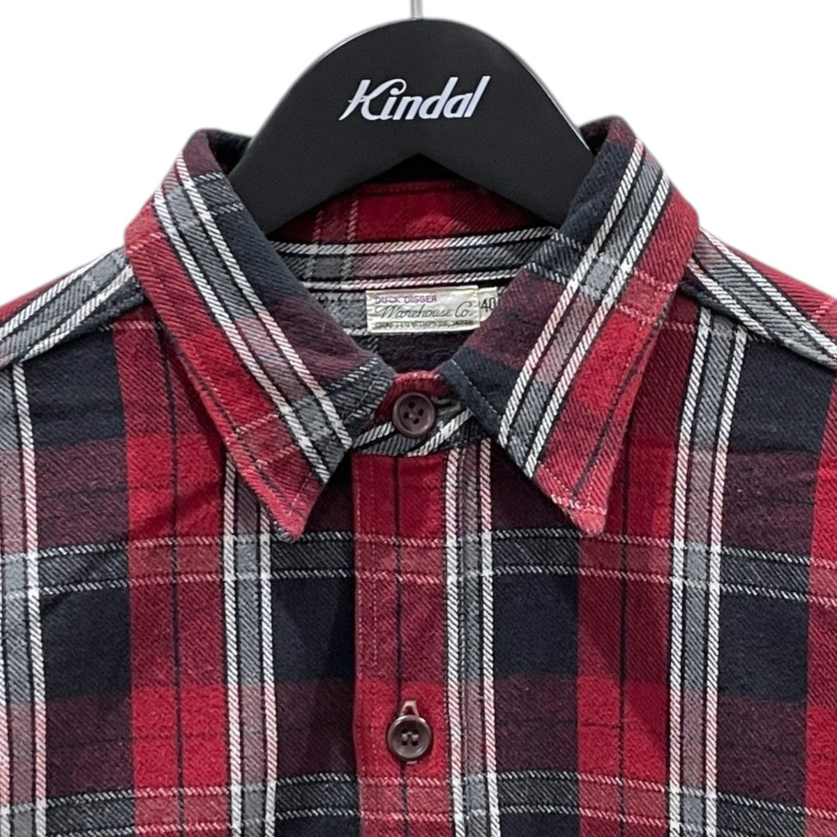 チェック柄シャツ FLANNEL SHIRTS WITH CHINSTRAP フランネルシャツ ウィズ チンストラップ 3022