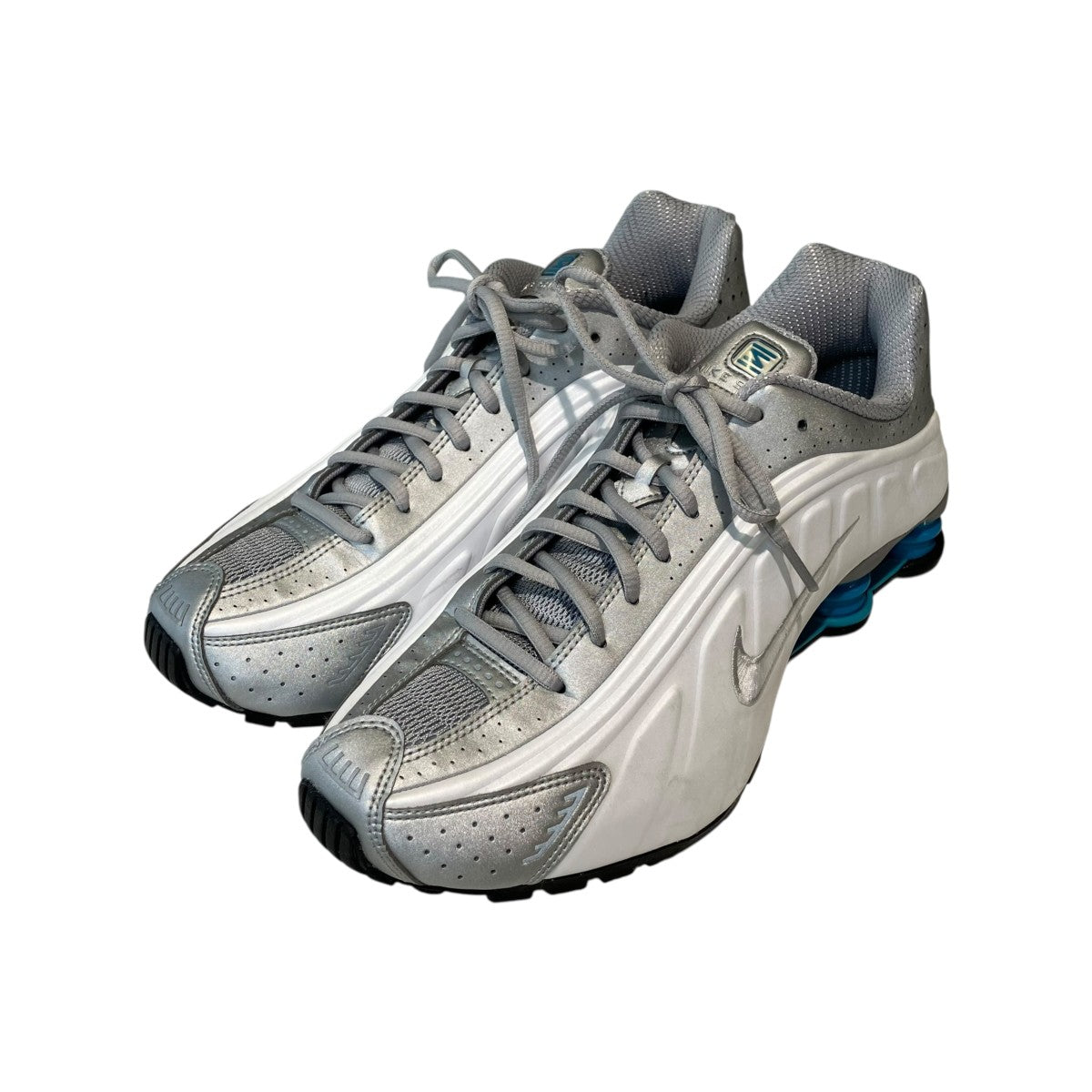 Shox TL Metallic Silver／White／Blue Lagoon／Blue Lagoonスニーカーhq1988-005