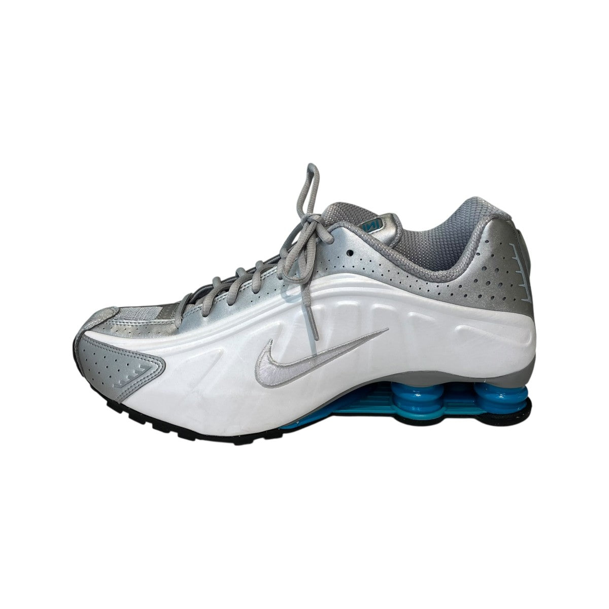 Shox TL Metallic Silver／White／Blue Lagoon／Blue Lagoonスニーカーhq1988-005