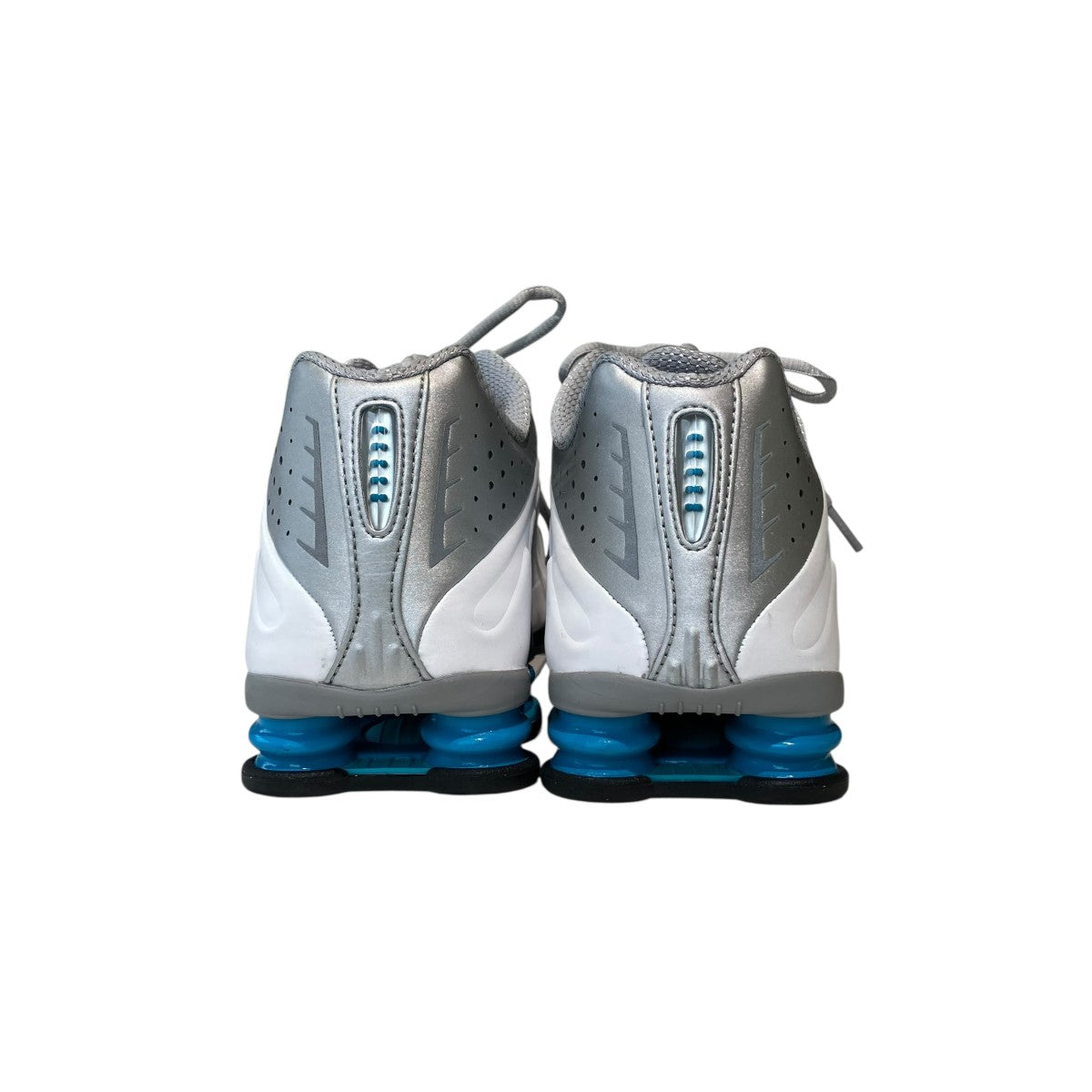 Shox TL Metallic Silver／White／Blue Lagoon／Blue Lagoonスニーカーhq1988-005