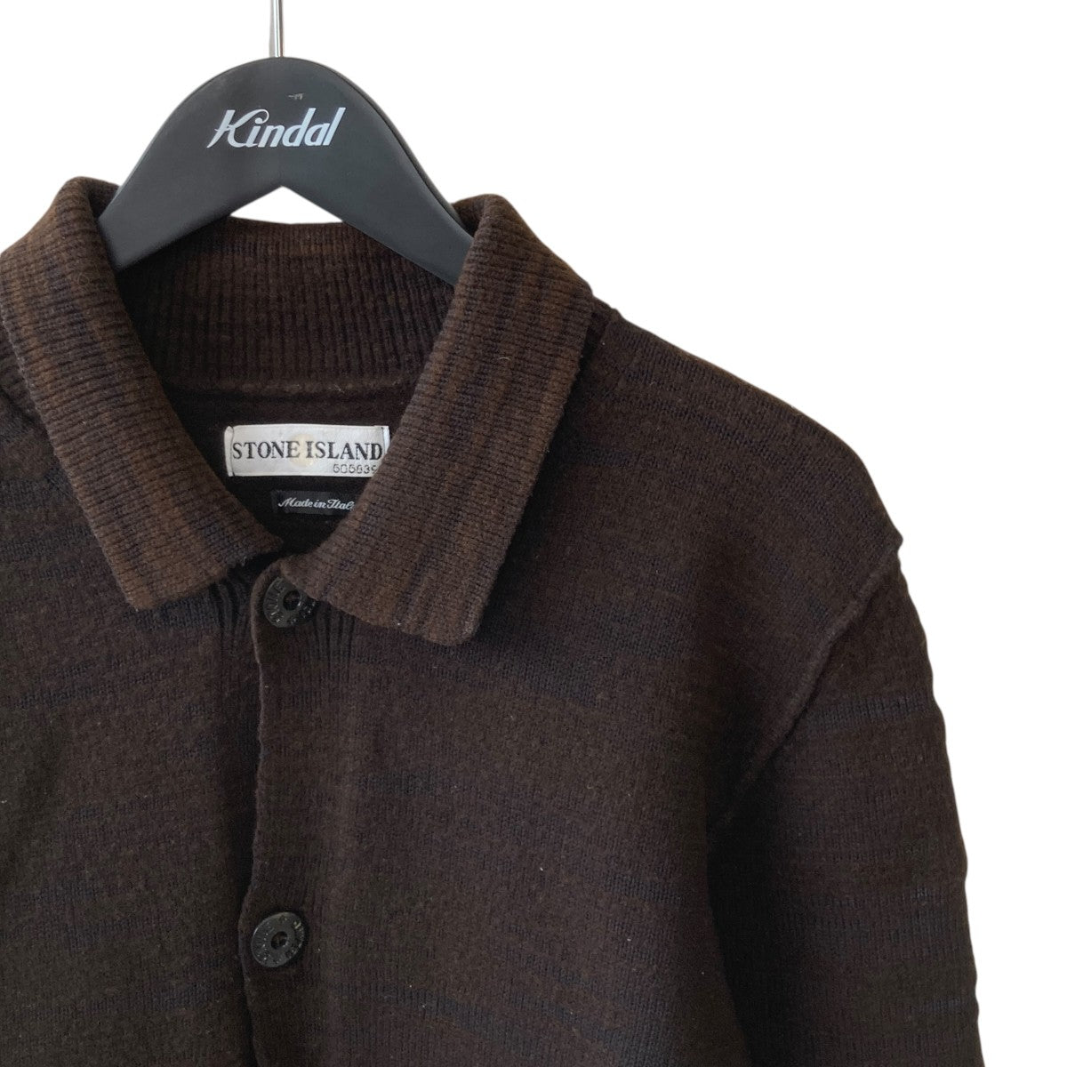 STONE ISLAND 02ニットポロシャツ505839 古着・中古-3枚目のアイテム画像