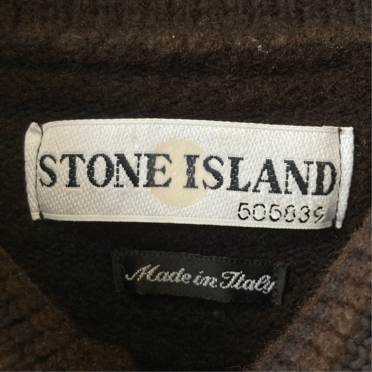STONE ISLAND 02ニットポロシャツ505839 古着・中古-6枚目のアイテム画像