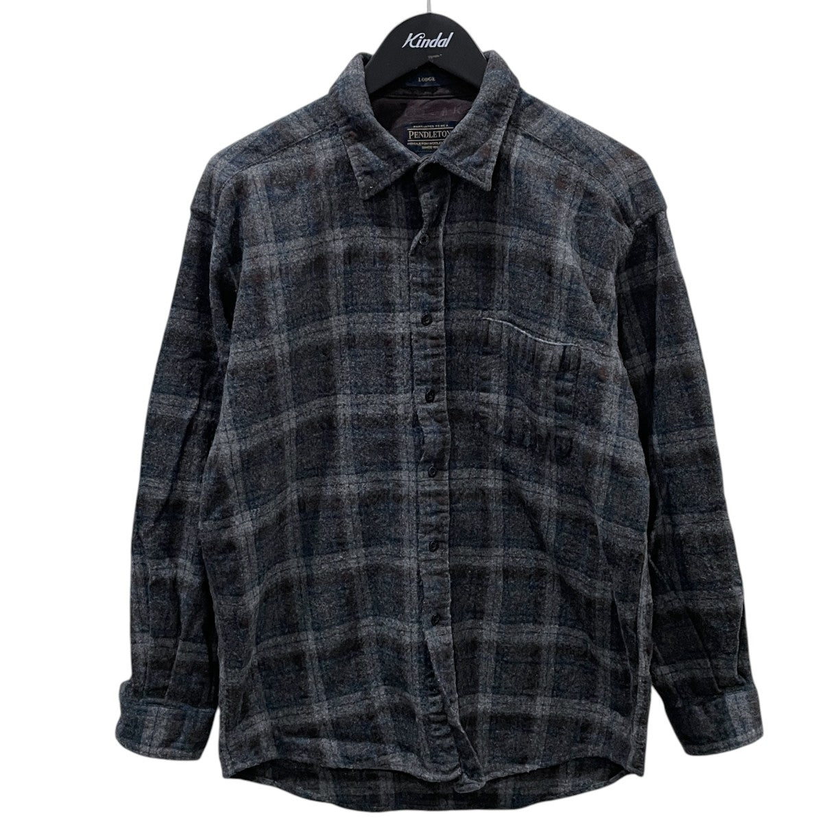 チェック柄なg袖シャツ LODGE SHIRT ロッジシャツ