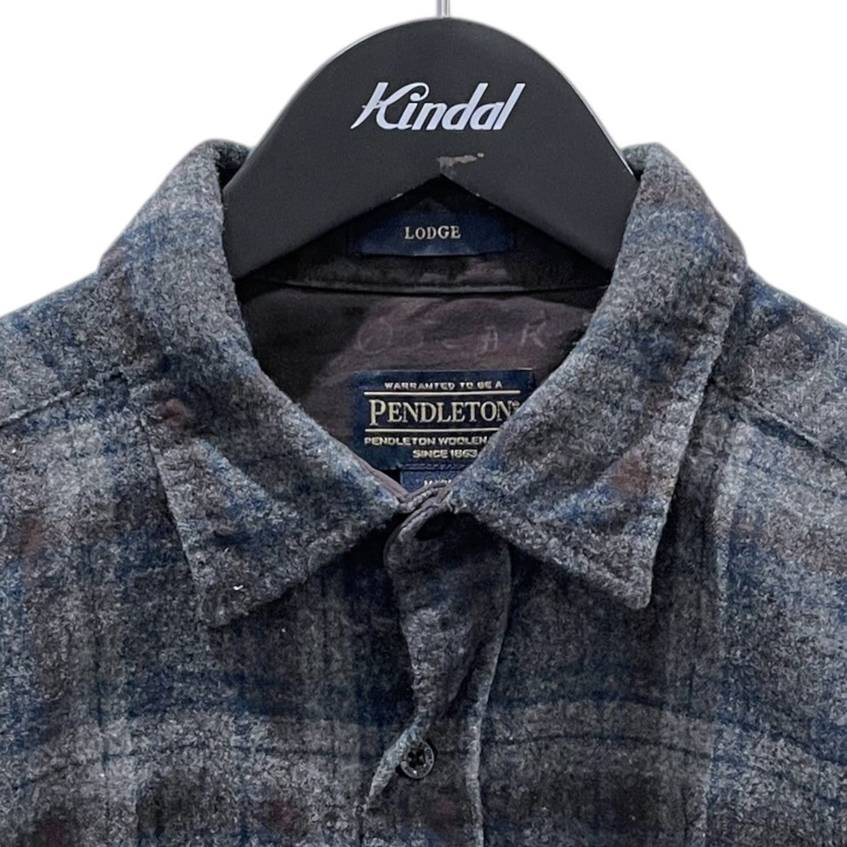 チェック柄なg袖シャツ LODGE SHIRT ロッジシャツ