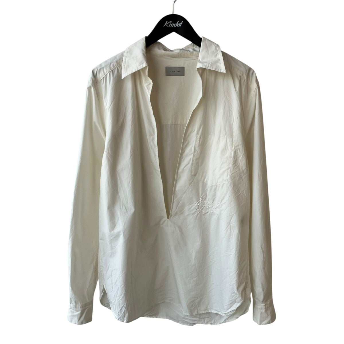 BED J．W． FORD Skipper Shirtシャツ24AW-B-BL05 古着・中古-1枚目のアイテム画像