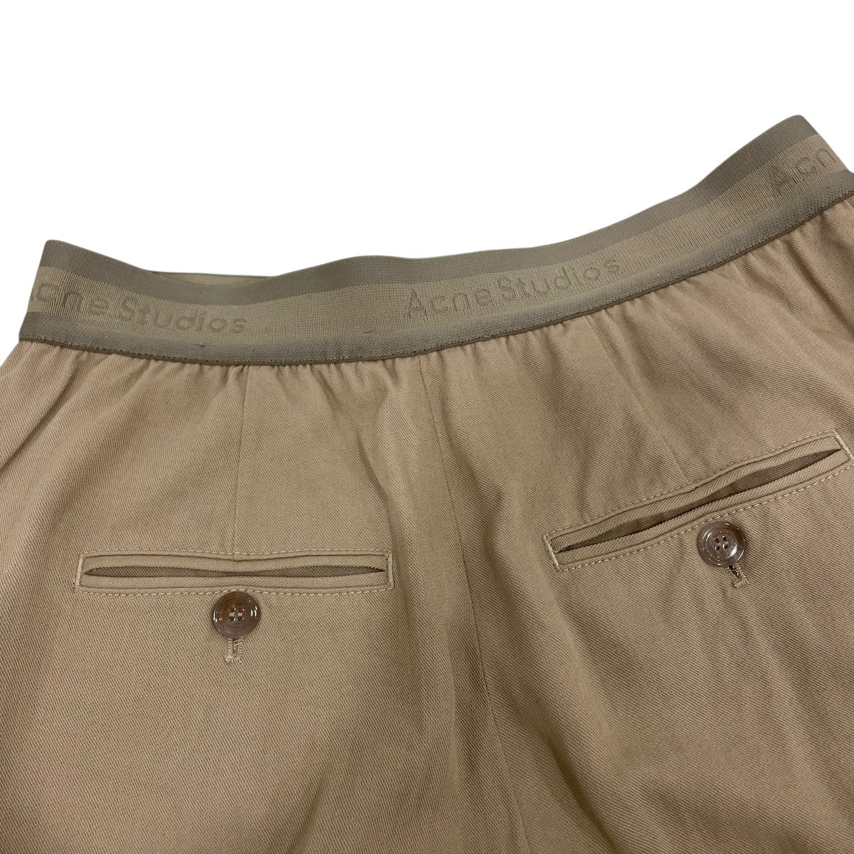 ACNE STUDIOS Logo tape trousersイージーパンツFNWNTROU001265 古着・中古-4枚目のアイテム画像