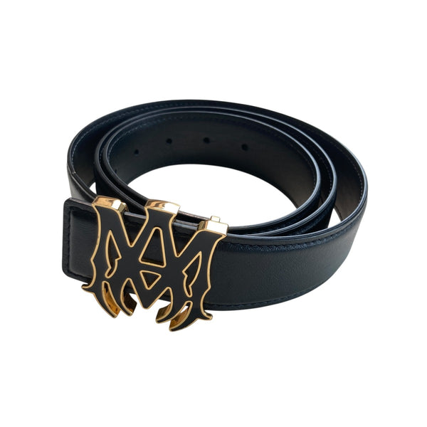 プ*読様 アミリ　AMIRI ベルト　MA CORE LOGO BELT AMIRI(アミリ) MA CORE LOGO BELTベルト ブラック サイズ 105｜【公式