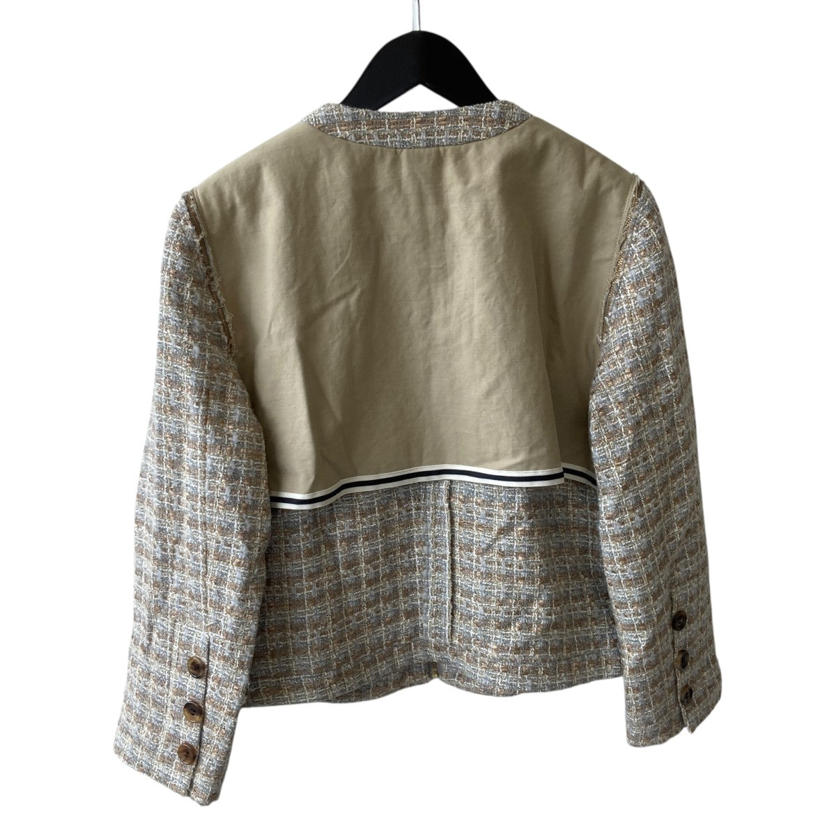 Tweed Glitter Wool Blend JacketツイードジャケットUP2E1103