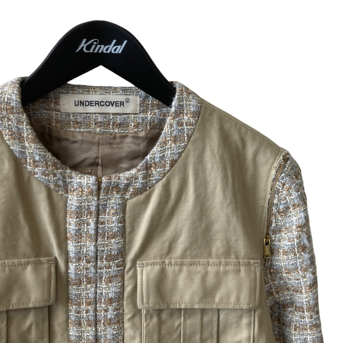 Tweed Glitter Wool Blend JacketツイードジャケットUP2E1103