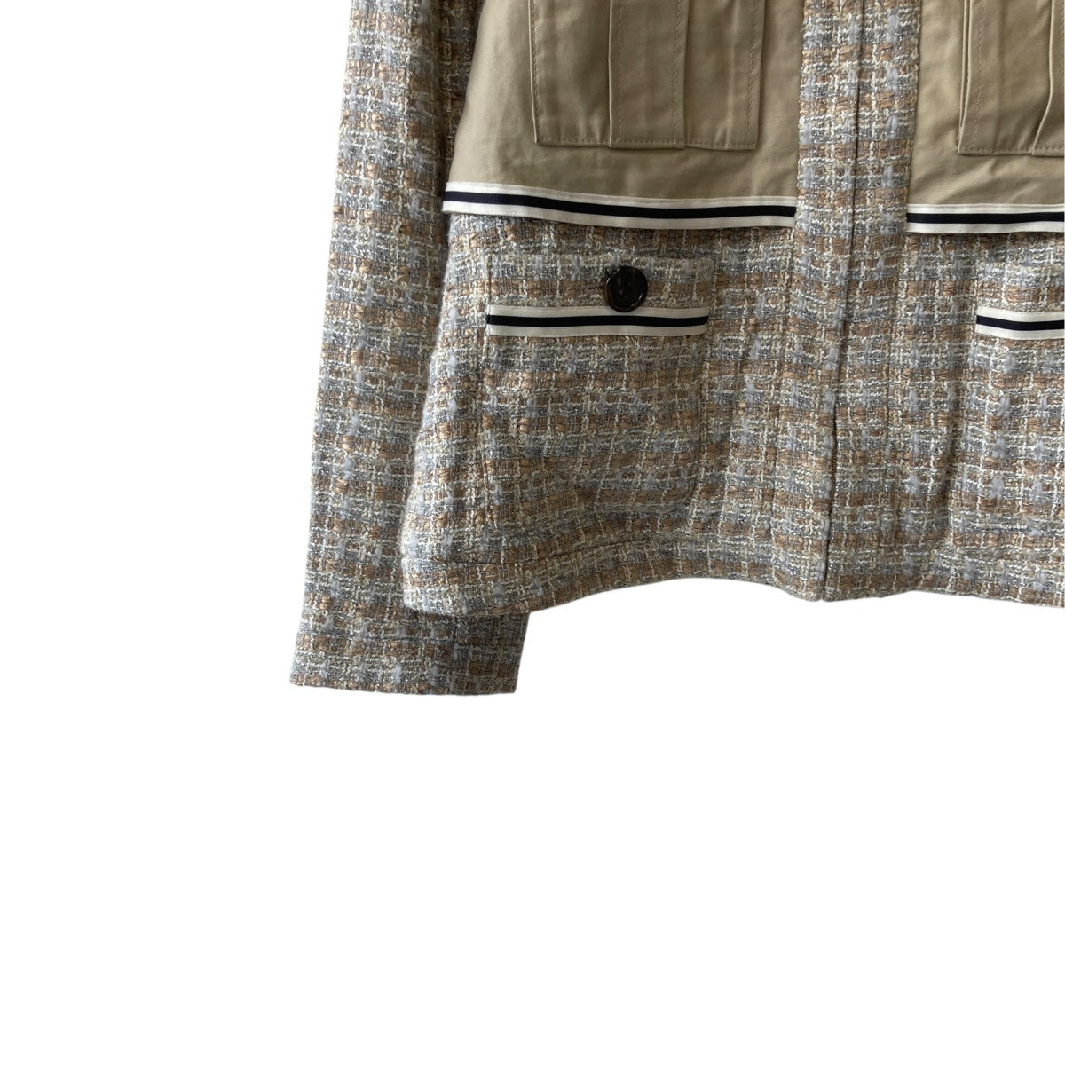 Tweed Glitter Wool Blend JacketツイードジャケットUP2E1103