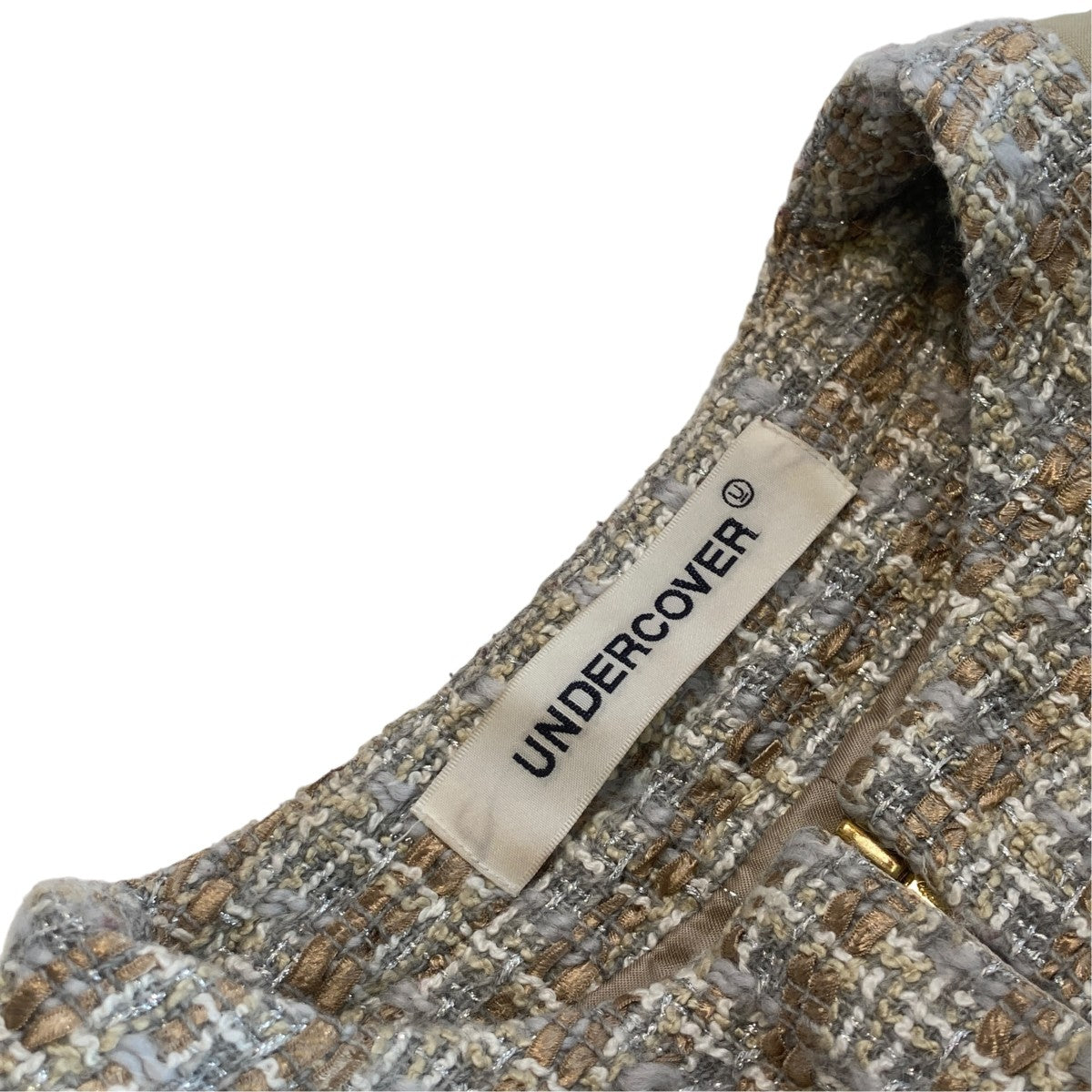 Tweed Glitter Wool Blend JacketツイードジャケットUP2E1103