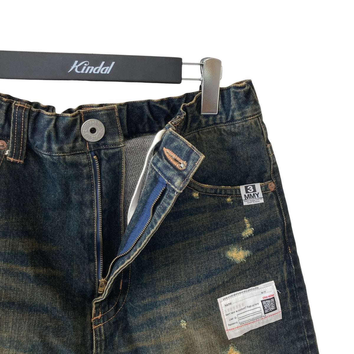 MIHARA YASUHIRO MMY WAIST LAYERED JEANSパンツA15PT023 古着・中古-3枚目のアイテム画像