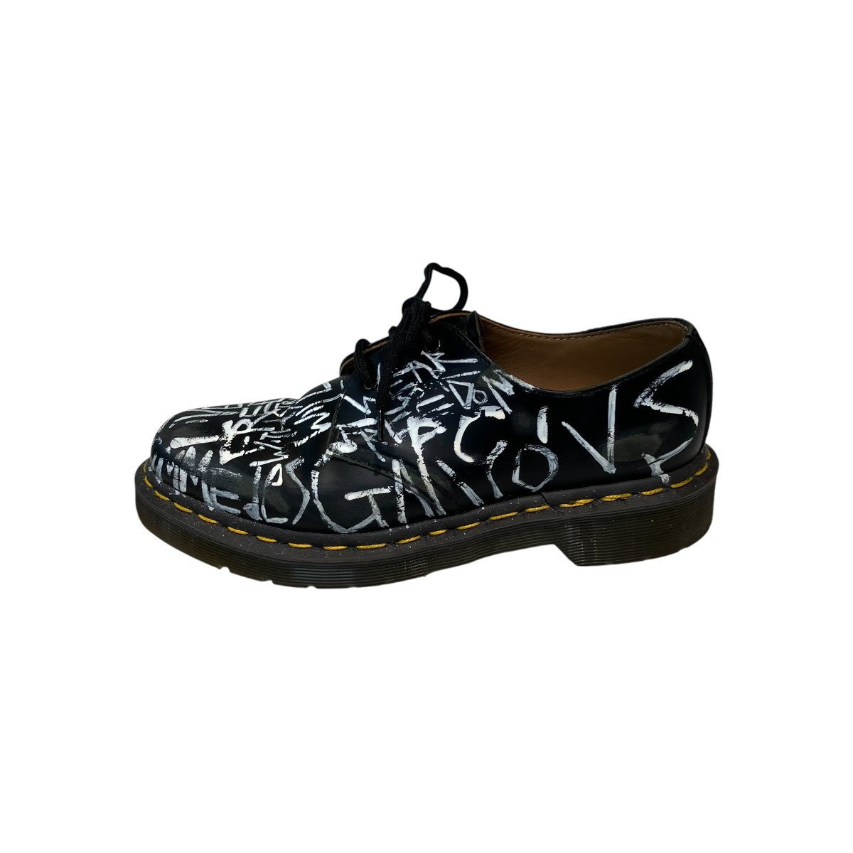 Dr．Martens×COMME des GARCONS COMME des GARCONS ハンドペイントレザーシューズ14438 古着・中古-2枚目のアイテム画像