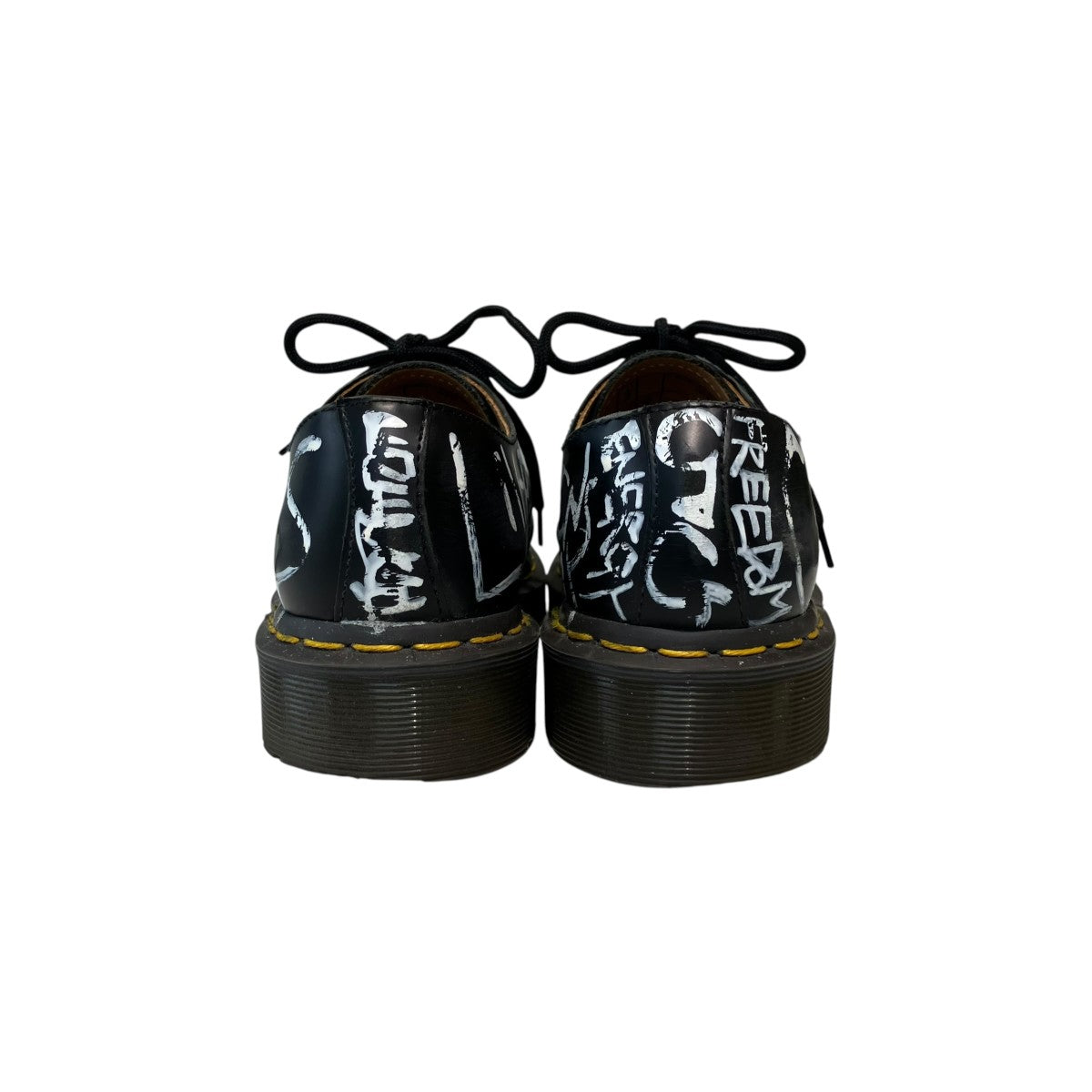 Dr．Martens×COMME des GARCONS COMME des GARCONS ハンドペイントレザーシューズ14438 古着・中古-4枚目のアイテム画像