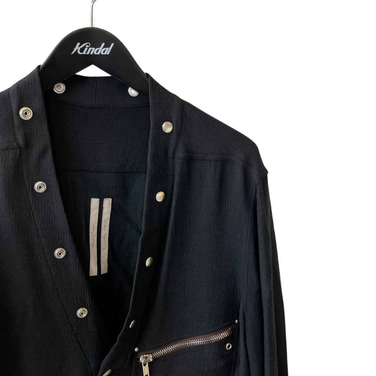 RICK OWENS LARRY SHIRTシャツRU20F3287-VF 古着・中古-3枚目のアイテム画像