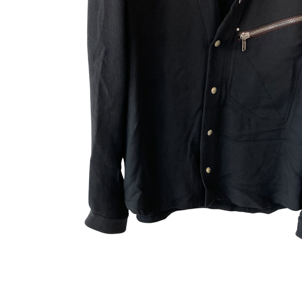 RICK OWENS LARRY SHIRTシャツRU20F3287-VF 古着・中古-4枚目のアイテム画像