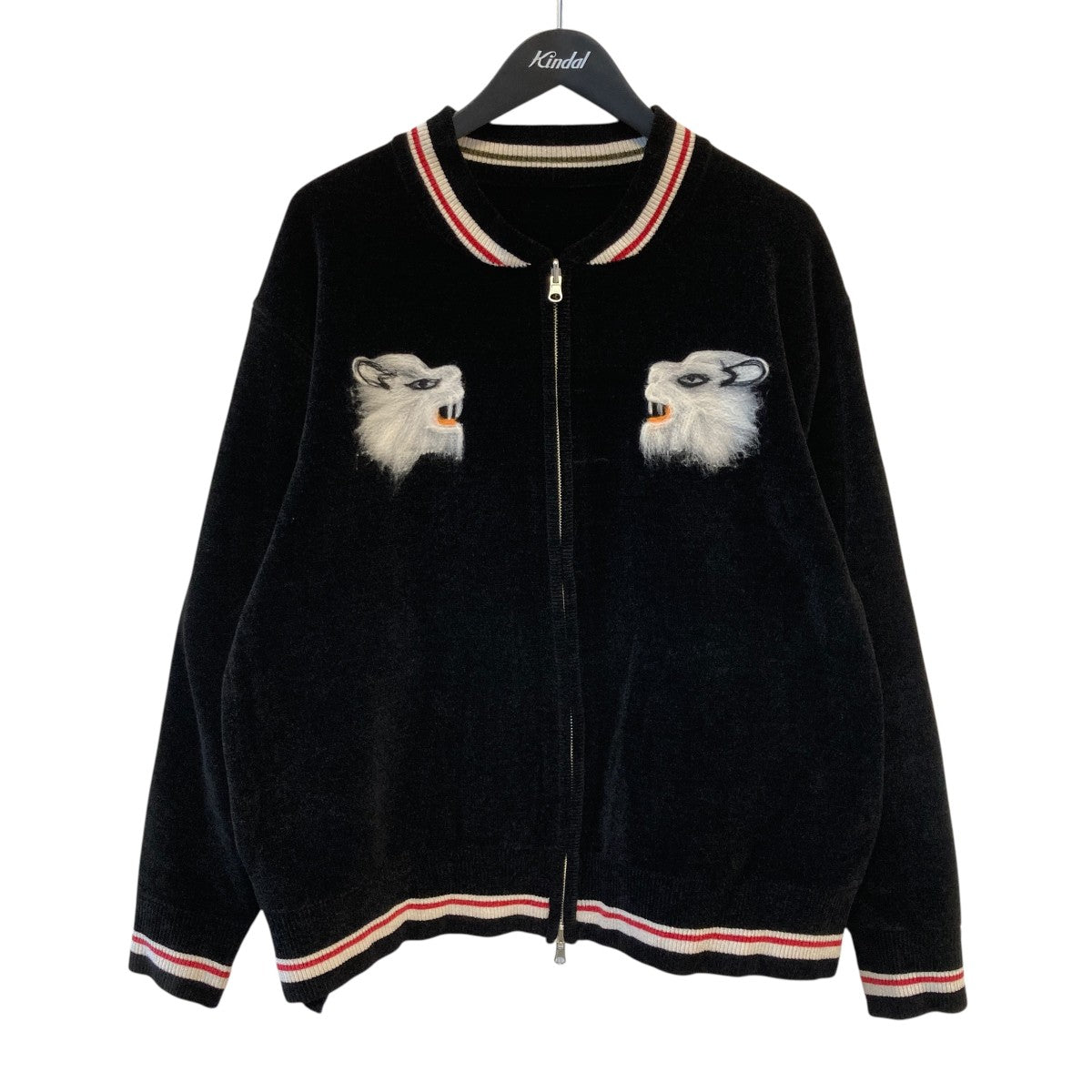 24AWNEEDLE PUNCH REVERSIBLE SKA KNITリバーシブル スカジャン24AW K-2