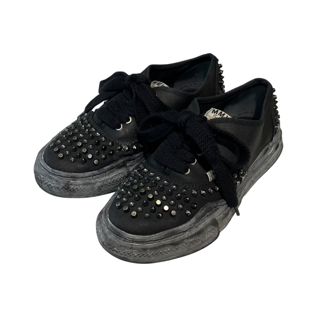 MIHARA YASUHIRO BAKER OG Sole Studded Canvas Low-top SneakerローカットスニーカーA15FW733 古着・中古-1枚目のアイテム画像