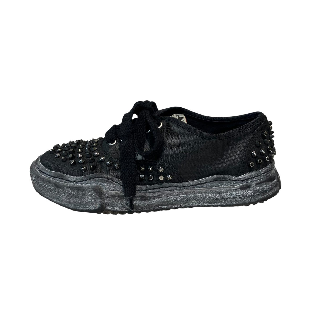 MIHARA YASUHIRO BAKER OG Sole Studded Canvas Low-top SneakerローカットスニーカーA15FW733 古着・中古-2枚目のアイテム画像