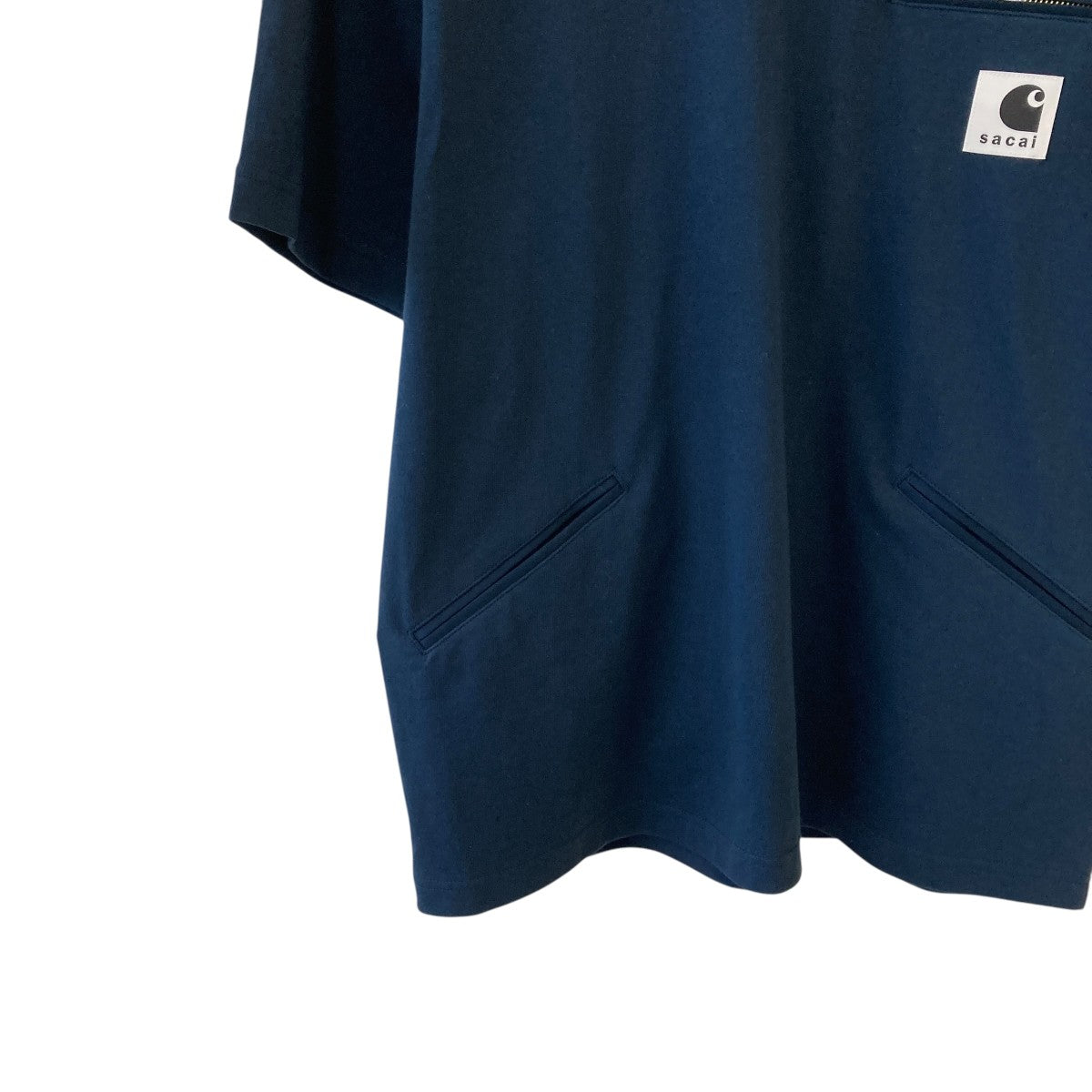 sacai×CarHartt 26SS半袖Tシャツ26-01092S 古着・中古-4枚目のアイテム画像