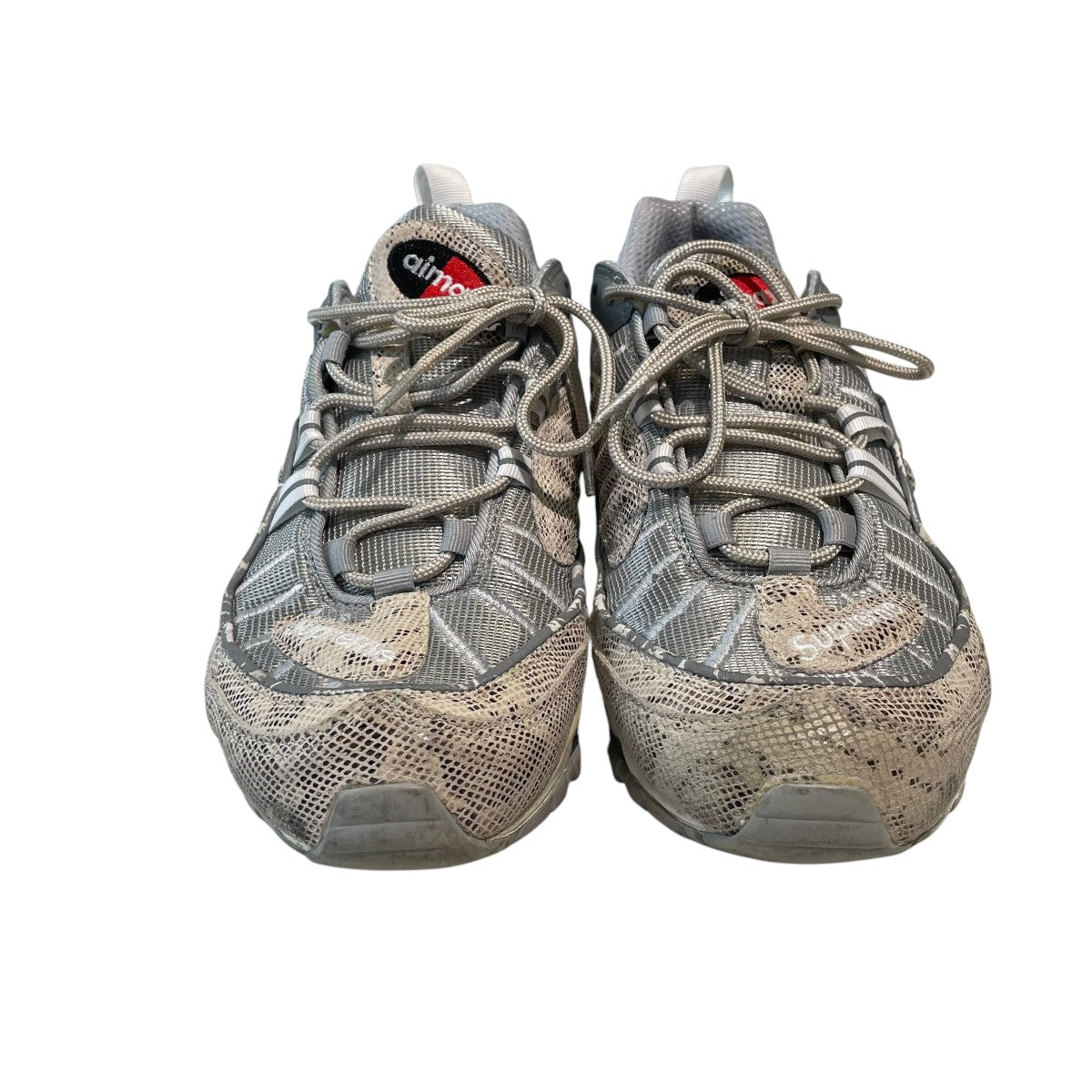 NIKE×Supreme Air Max 98 Snakeskinスニーカー844694-100 古着・中古-3枚目のアイテム画像