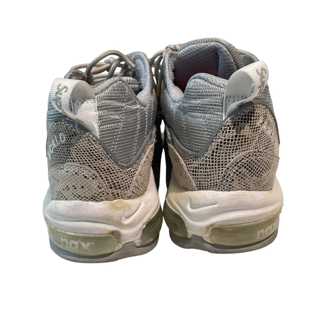NIKE×Supreme Air Max 98 Snakeskinスニーカー844694-100 古着・中古-4枚目のアイテム画像