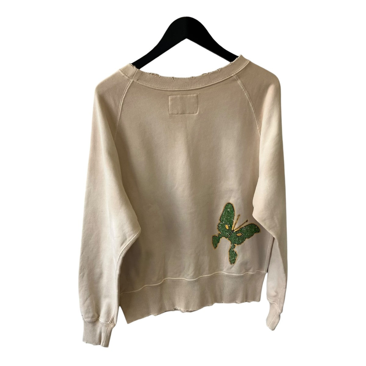 DAMEGE FLOCKY PRINT CREWNECK SWEATトレーナー11-13-0301-146