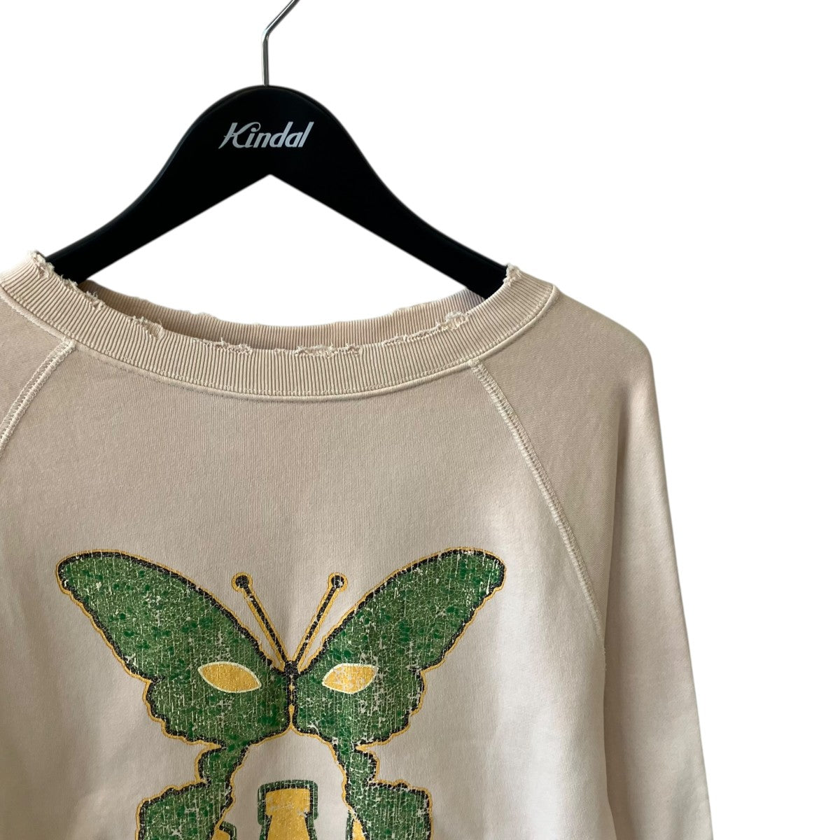 DAMEGE FLOCKY PRINT CREWNECK SWEATトレーナー11-13-0301-146