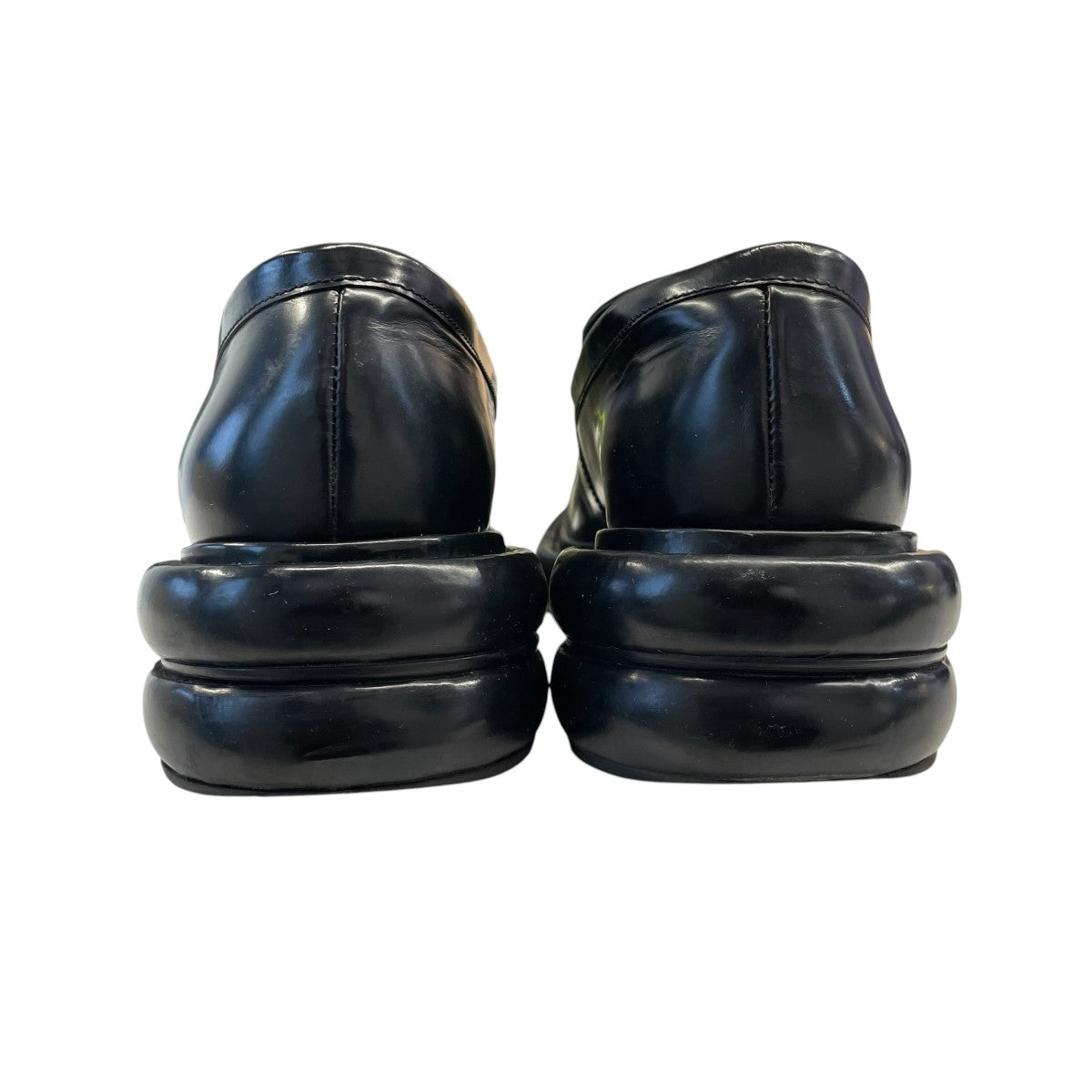 Black Stacked Loafersローファー