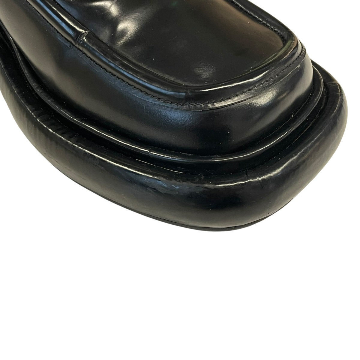 Black Stacked Loafersローファー