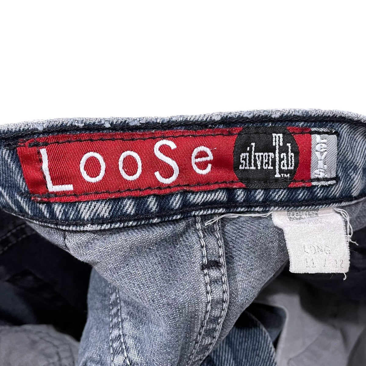 LEVI’S SILVER TAB デニムパンツ LOOSE ルーズ ボタン裏532 古着・中古-8枚目のアイテム画像