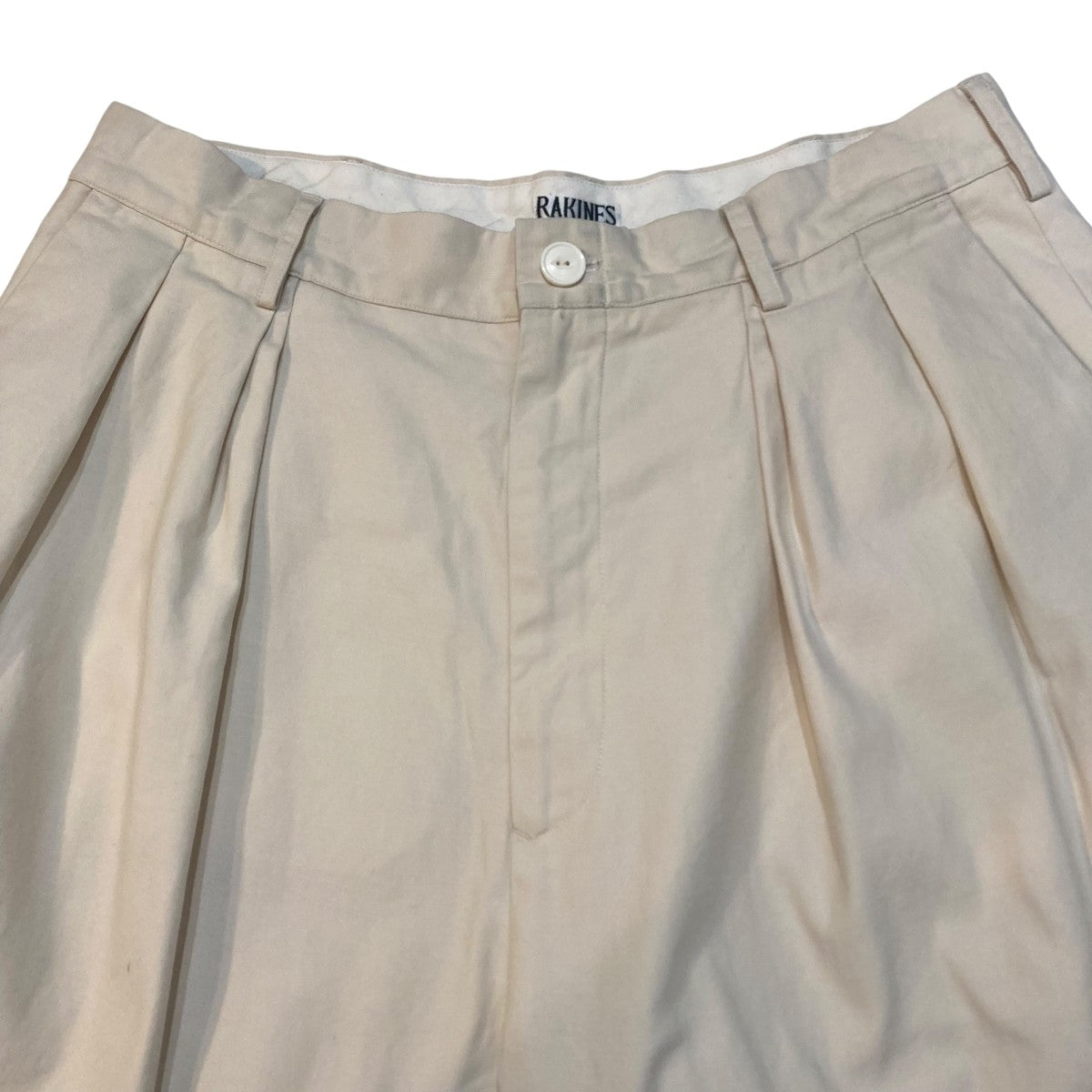 RAKINES Muraito back satin - Jake Creamy whiteパンツ15S26HN340P 古着・中古-3枚目のアイテム画像