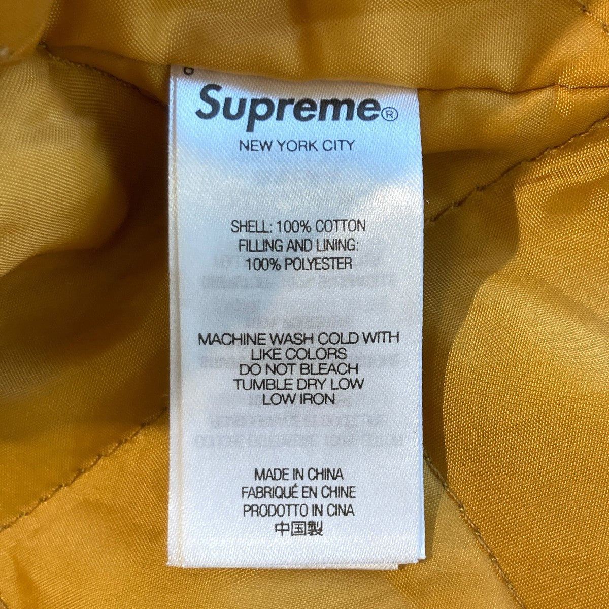 Supreme QUILTED PLAID SHIRTチェックジャケット 古着・中古-7枚目のアイテム画像