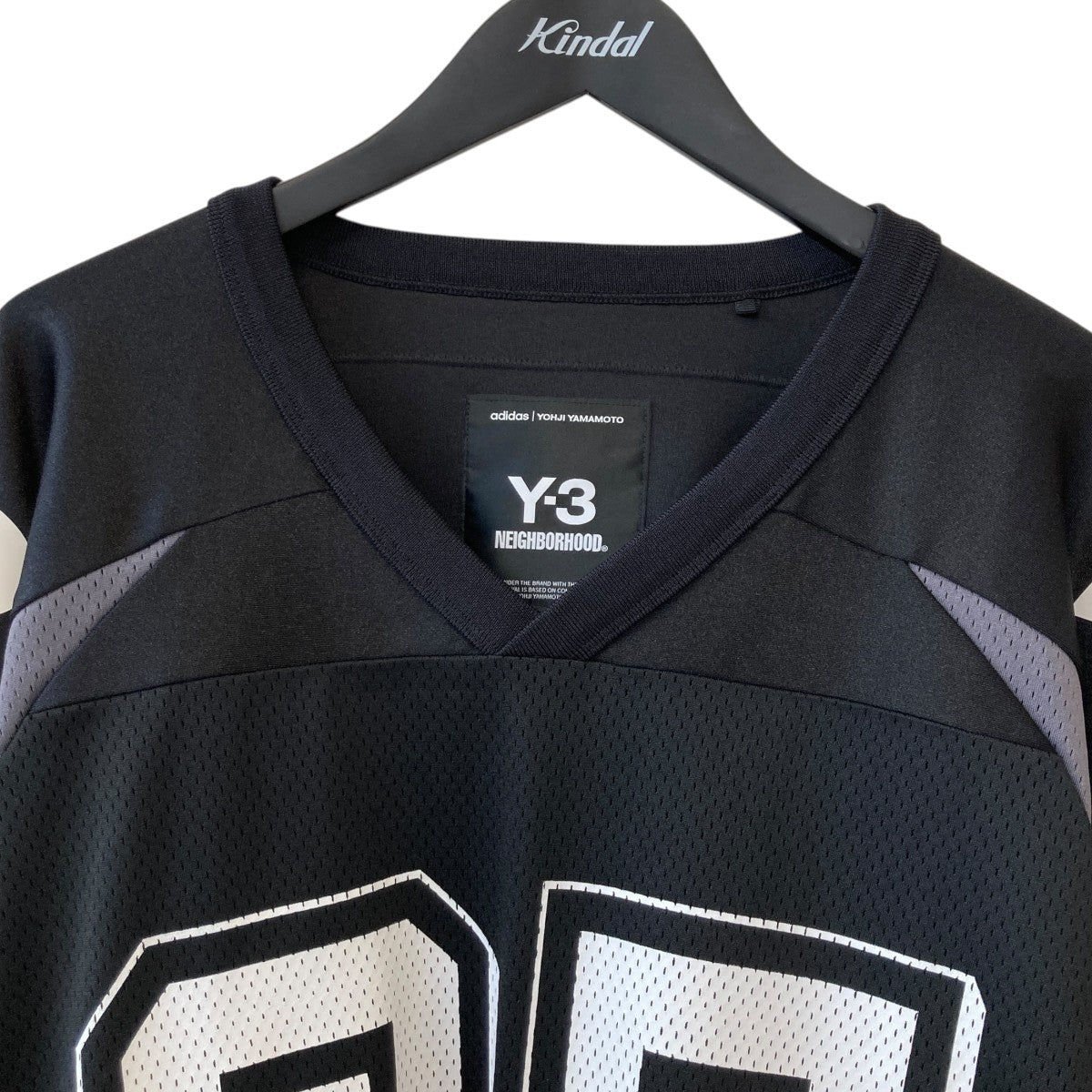 Y-3×NEIGHBORHOOD NBHD FOOTBALL JERSEYナンバリング メッシュ TシャツJW6997 古着・中古-3枚目のアイテム画像