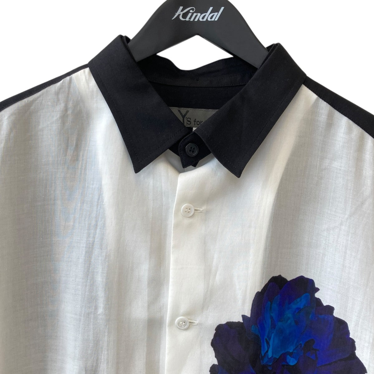 Y’S for men Flower Print Blouse長袖シャツMO-B52-802 古着・中古-3枚目のアイテム画像