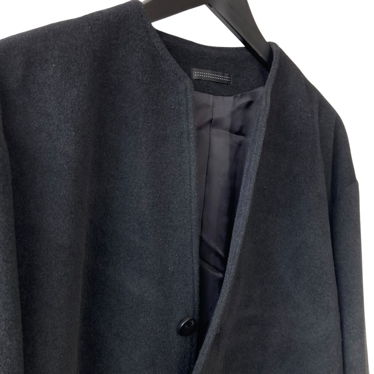 WOOL GABARDINE 01 RAPEL LONG COATロングコート